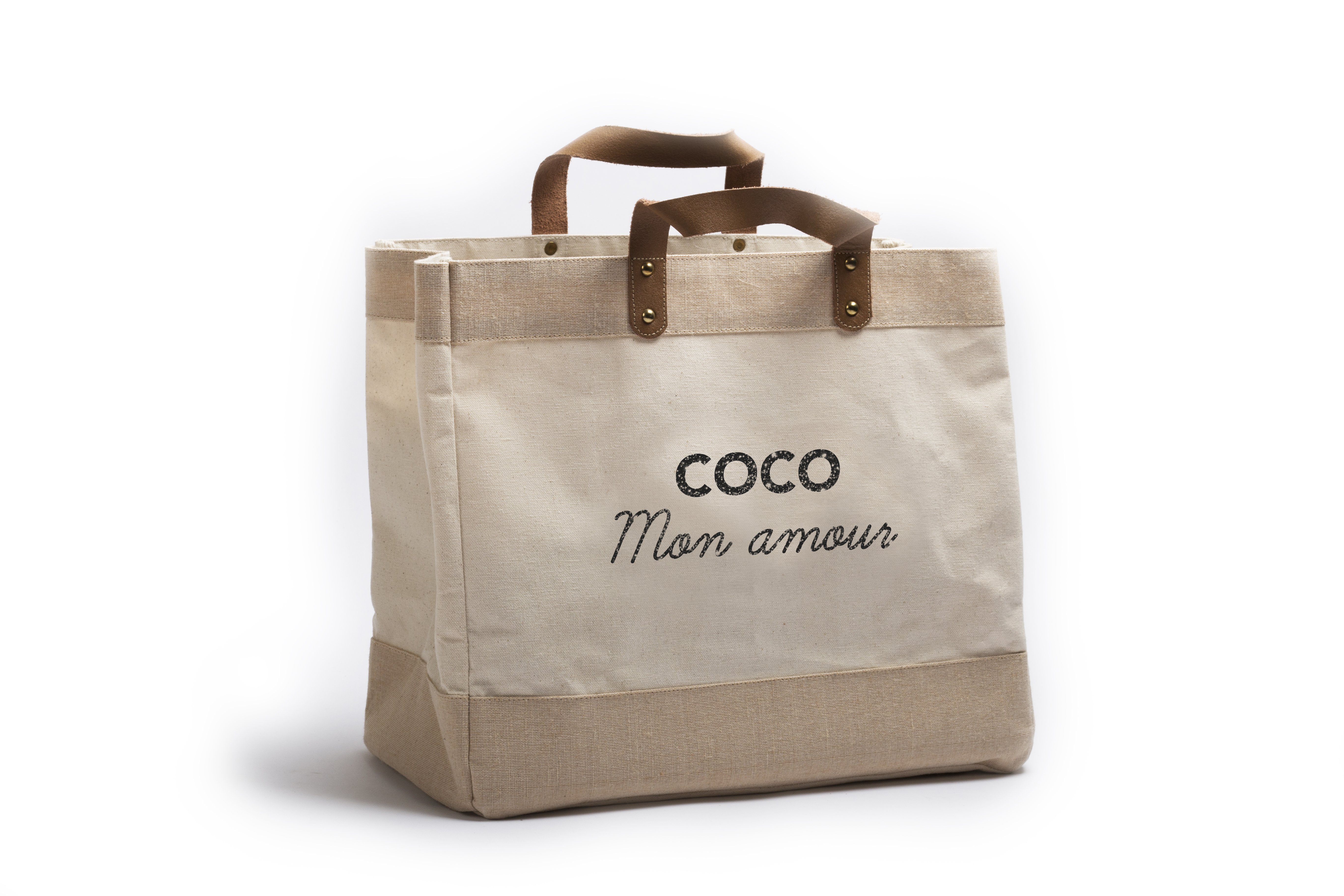 Mon Mademoiselle Pailleté Cabas Noir Le Coco Amour EHIYDbe9W2